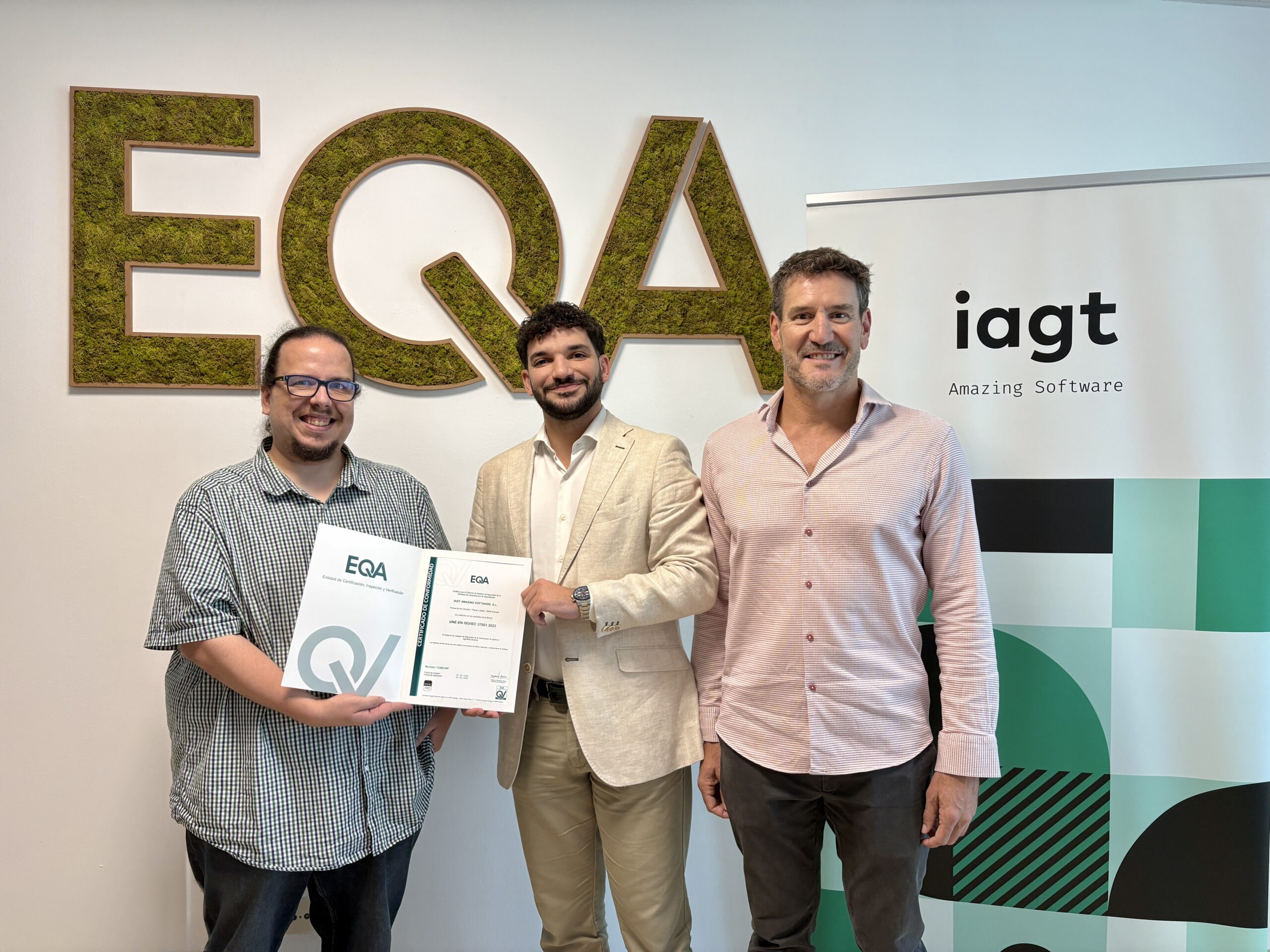IAGT obtiene la certificación ISO 27001 y refuerza la seguridad de sus proyectos