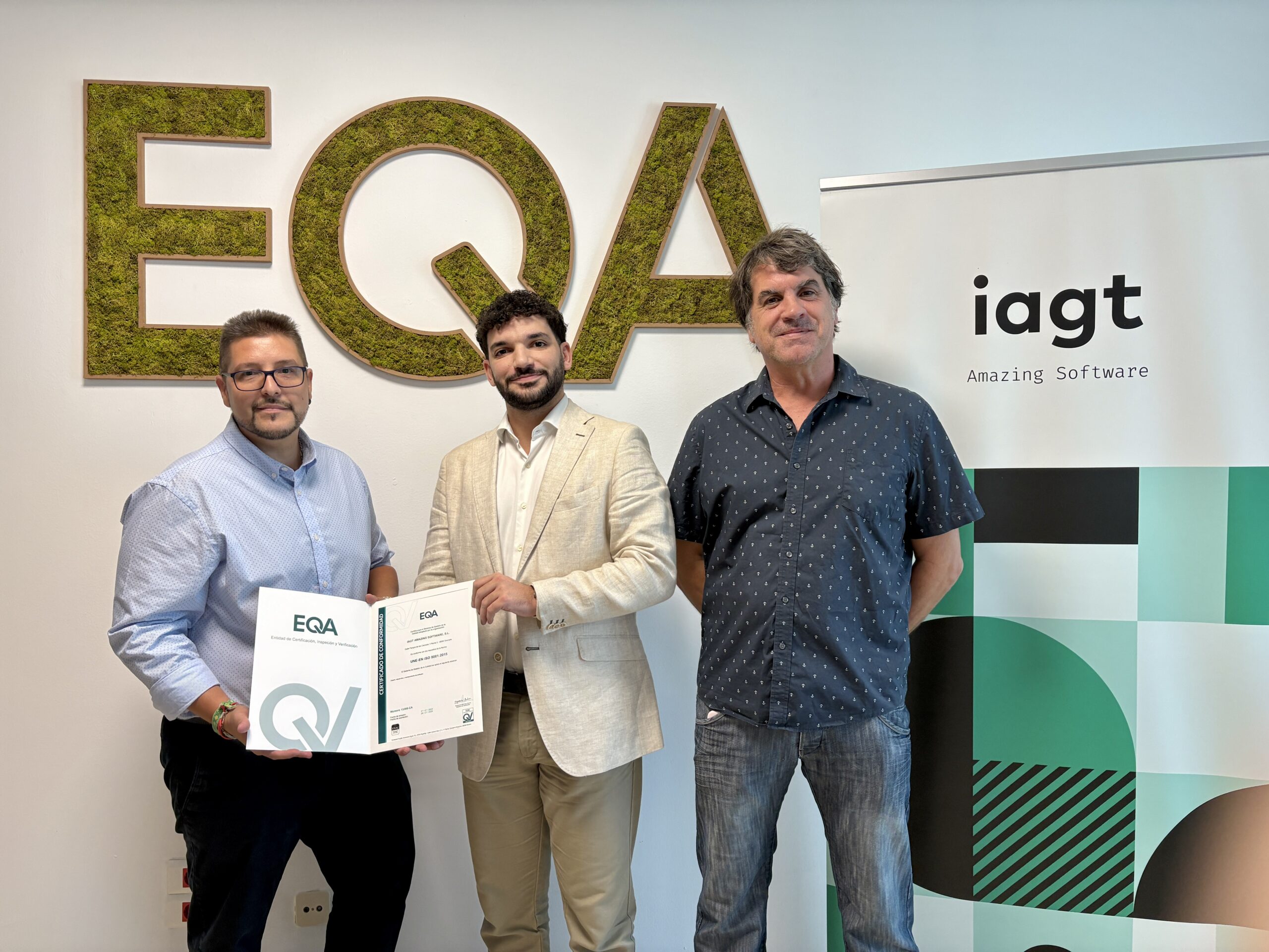IAGT certificación ISO 9001 EQA